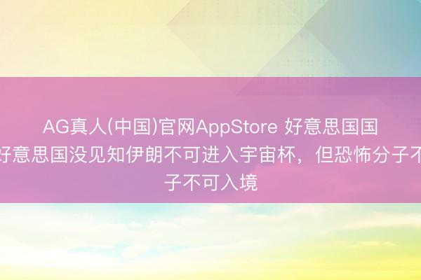 AG真人(中国)官网AppStore 好意思国国务卿：好意思国没见知伊朗不可进入宇宙杯，但恐怖分子不可入境