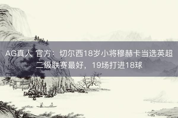 AG真人 官方：切尔西18岁小将穆赫卡当选英超二级联赛最好，19场打进18球